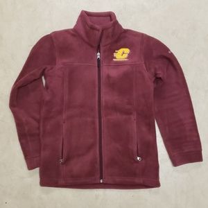Columbia fleece zip-up sweater